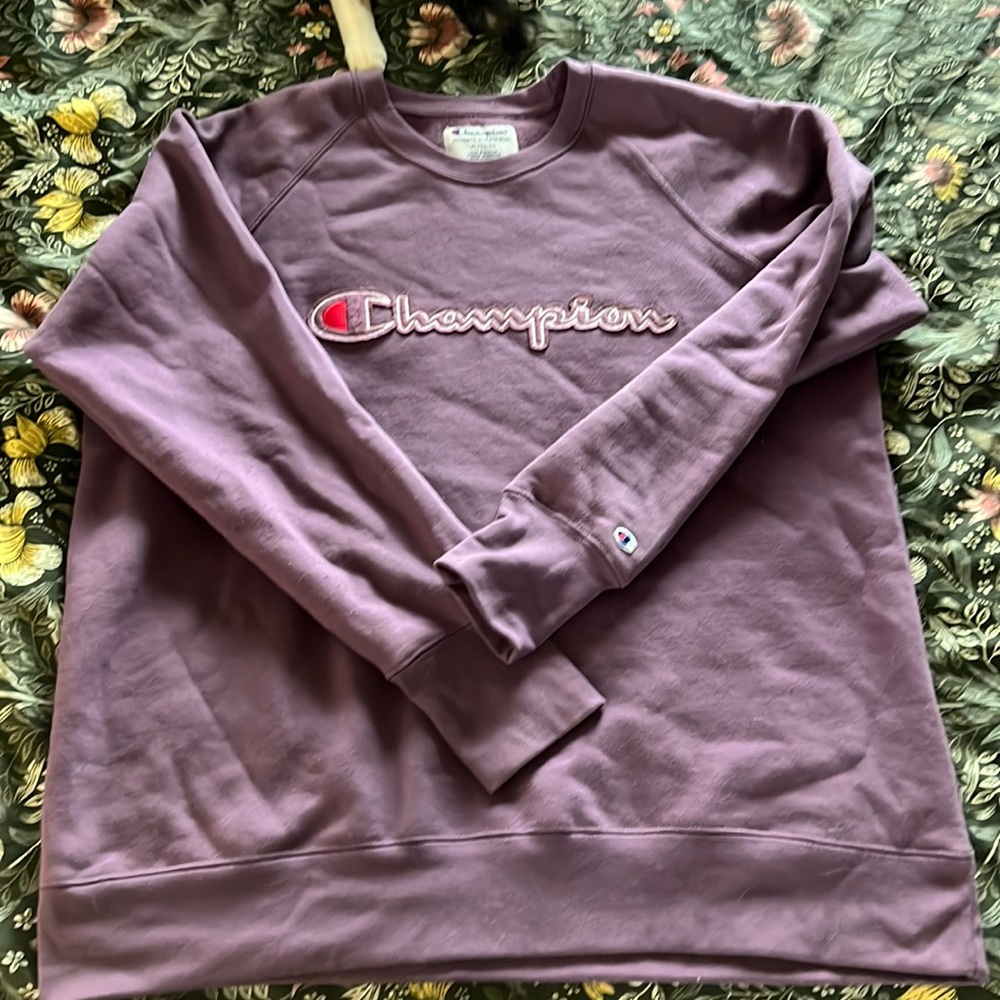 Purple Champion Crewneck